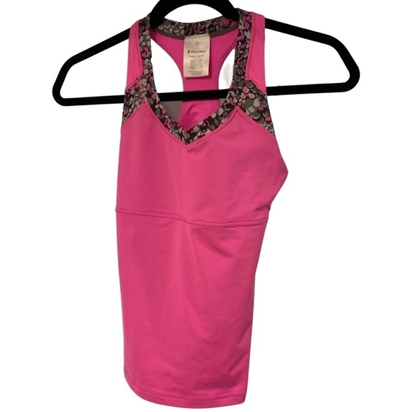 Kids Ivivva Althetica Pink T Back Tank - Picture 2 of 6